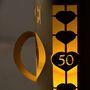 50th Golden Wedding Anniversary Photo Lantern, thumbnail 8 of 10
