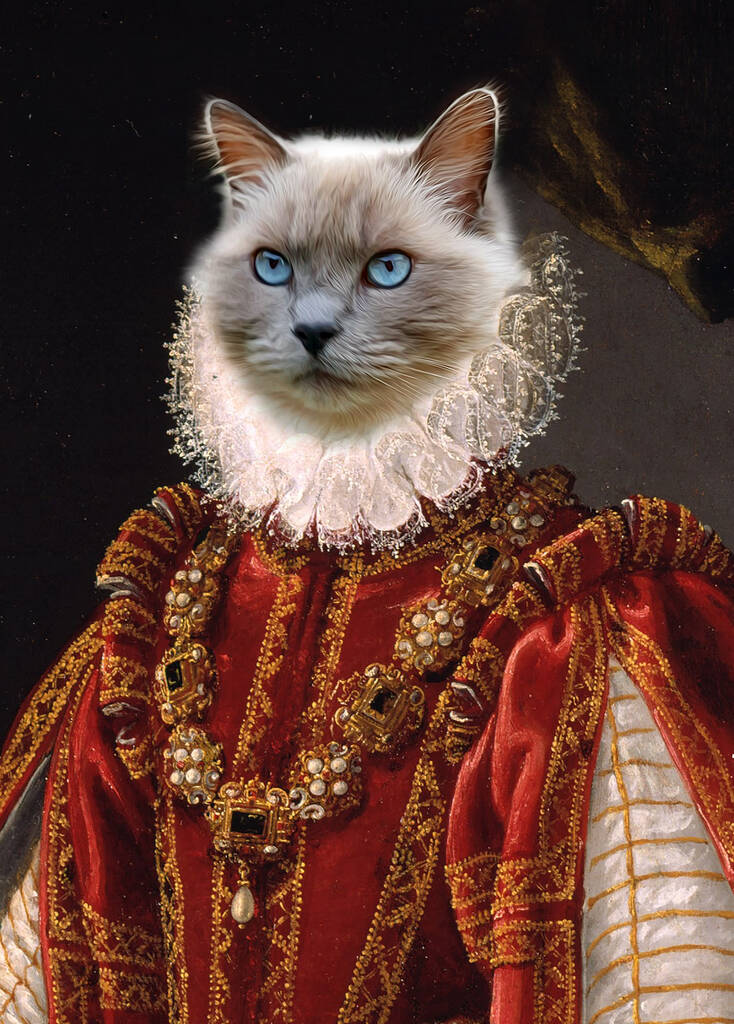 Your pet in a renaissance portrait! 