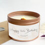 16th Birthday Photo Candle Rose Gold Tin, thumbnail 1 of 2