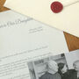 A Letter To Our Daughter On Her Wedding Day Personalised Keepsake, thumbnail 3 of 8