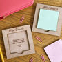 Personalised Teacher Thank You Post It Note Holder, thumbnail 1 of 10