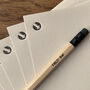 'Arrows' Letterpress Notepaper Writing Set, thumbnail 3 of 5