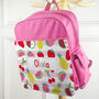 Personalised Fruit Patterned Rucksack, thumbnail 7 of 10