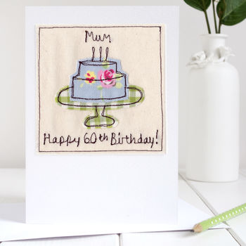Personalised Birthday Cake Card For Girl, 6 of 12