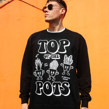 Top Of The Pots Unisex Festival Sweatshirt, 2 of 3