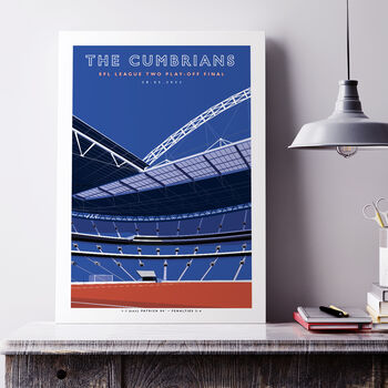 Carlisle United The Cumbrians Wembley Poster, 4 of 7