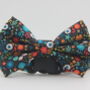 Multicoloured Floral Dog Bow Tie, thumbnail 6 of 8