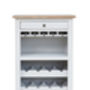 Ridley Grey Wine Rack / Glass Storage Cabinet, thumbnail 4 of 5