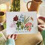 Our Story In Bloom Print Language Of Flowers, thumbnail 3 of 9