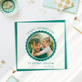 Personalised Fathers Day Scalloped Circle Photo Card, thumbnail 2 of 4