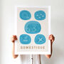 Retro Cycling Wall Art, Cycling Terms Typographical Print, Gift For Cyclist, thumbnail 6 of 9