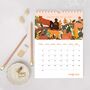 Illustrated 2023 A4 Monthly Wall Calendar, thumbnail 10 of 10