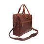 Personalised Leather Classic Holdall In Brown Or Black, thumbnail 5 of 12