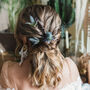 Astrid Sea Holly Wedding Hair Pin, thumbnail 1 of 2
