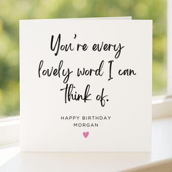 Personalised Birthday Card For Her, Wife Or Friend, 4 of 8
