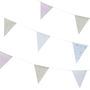 10m Wedding Party Floral Design Flag Bunting Decoration, thumbnail 3 of 4