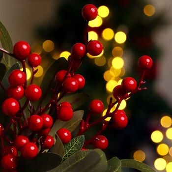 G Decor Ever Festive Foliage Red Berries, 2 of 3