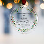 Personalised 1st Christmas In New Home Family Bauble, thumbnail 4 of 7