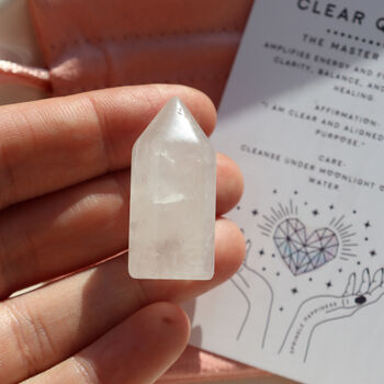 Clear Quartz Mini Tower – Clarity And Energy Amplifier, 2 of 8