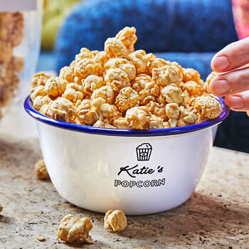 Personalised Gourmet Popcorn Bowl Set, 2 of 3