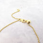 Gold Plated Emerald May Birthstone Adjustable Bracelet, thumbnail 3 of 5