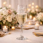 Personalised Champagne Flute – Wedding Gift For Best Man Groomsman, thumbnail 1 of 7