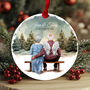 Personalised Husband Memorial Bauble – “Always With You” Angel Wings Remembrance Christmas Keepsake, thumbnail 1 of 7