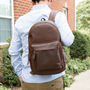 Personalised Leather Classic Backpack/Rucksack, thumbnail 1 of 12