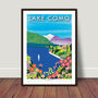 Lake Como, Italy Print, Can Be Personalised, thumbnail 2 of 3