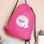 Personalised Princess Ballerina Pink Lunch Bag, thumbnail 6 of 6