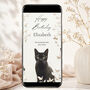 Personalised Animated Butterfly Cat Birthday E Card, thumbnail 1 of 3
