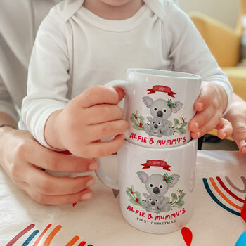 First Christmas Mug Set For Mum And Child, 4 of 6