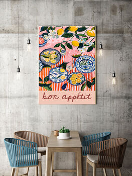Bon Appétit Summer Food Art Print, 2 of 3
