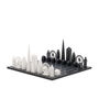 Skyline Chess Set With Black London Map Board, thumbnail 2 of 6