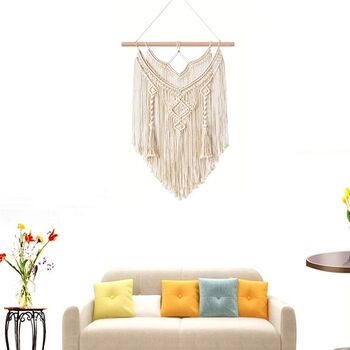 Cotton Rope Macrame Wall Hanging Home Décor, 3 of 4