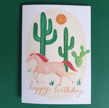 Horse Happy Birthday Card, 6 of 7