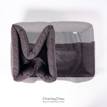 Charley Chau Deep Sided Dog Bed In Weave Ii, 8 of 12