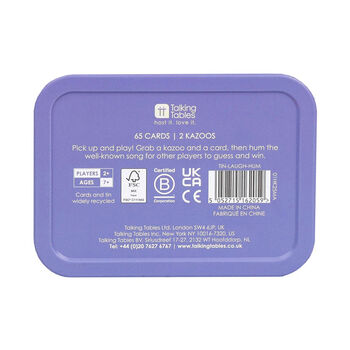 Hum That Tune Tin Game, 2 of 2