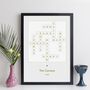 Personalised Family Names Contemporary Crossword Print, thumbnail 10 of 11