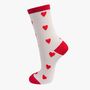 Love Hearts Valentine's Day Women's Bamboo Socks Gift Box, thumbnail 3 of 4