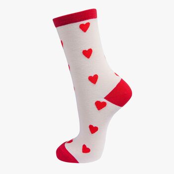 Love Hearts Valentine's Day Women's Bamboo Socks Gift Box, 3 of 4