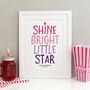 Shine Bright Little Star Print, thumbnail 4 of 7