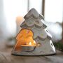 White Christmas Tree Tealight Holder, thumbnail 1 of 4