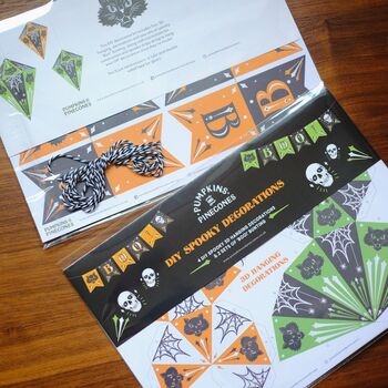 Spooky Halloween Decorations Make Your Own Kit, 6 of 6