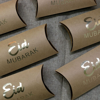12pc Manilla Eid Mubarak Cardboard Gift Pouches, 2 of 4