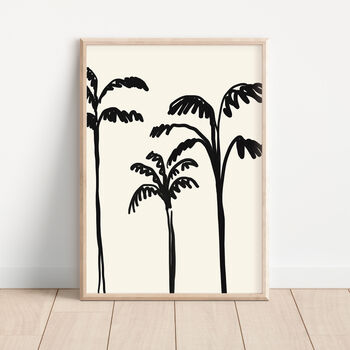 Minimalist Palm Tree Art Print, 3 of 6
