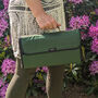 Luxury Two Person Picnic Blanket Forest Green, thumbnail 2 of 3