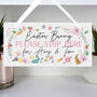 Personalised Spring Easter Bunny Wooden Sign, thumbnail 4 of 5