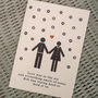 Joke Personalised Couples Card, thumbnail 2 of 2