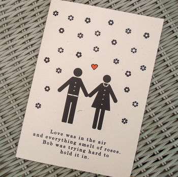 Joke Personalised Couples Card, 2 of 2